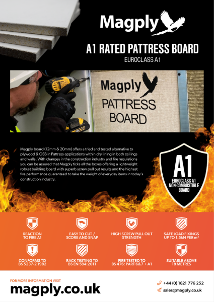 A1 Rated Pattress Board