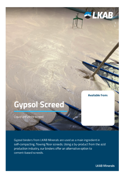 Gypsol Product Brochure