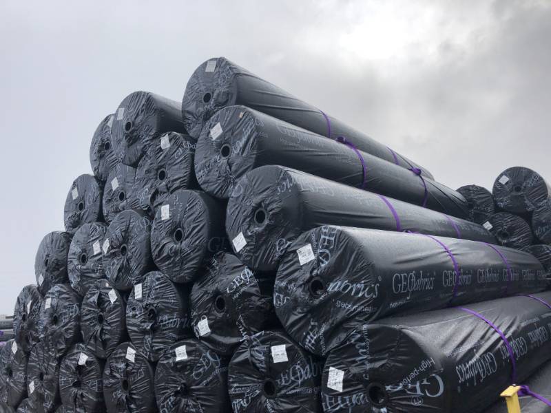 HPS geotextile protection in Landfill