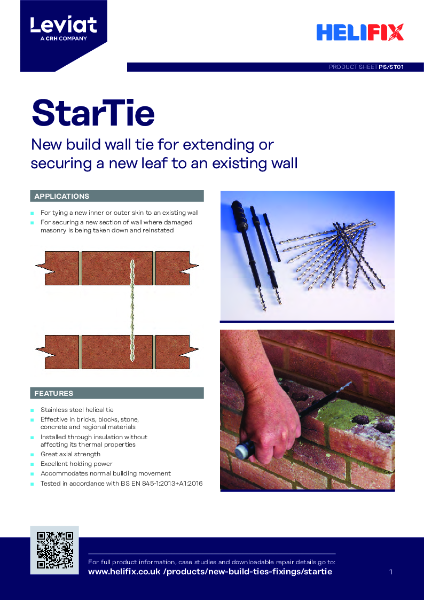 Leviat Helifix Product Sheet - StarTie