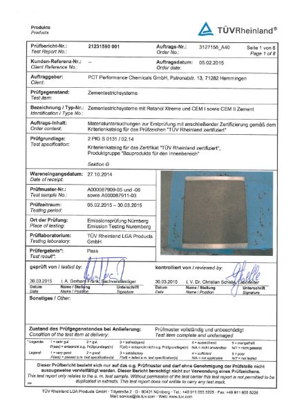 TÜV Rheinland Certification