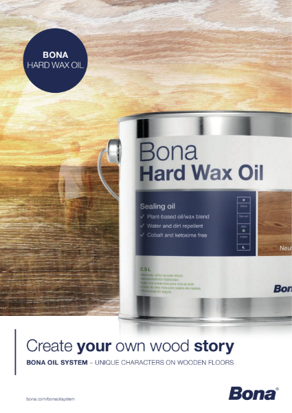 Bona Hard Wax Oil - Sales Sheet
