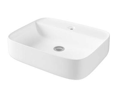 Layla Square Free Standing Washbasin 500mm 1 Taphole - Countertop Washbasin