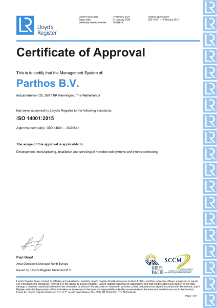 ISO 14001 Parthos