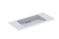 Geberit ONE washbasin floating design, CleanDrain, small projection - Washbasin