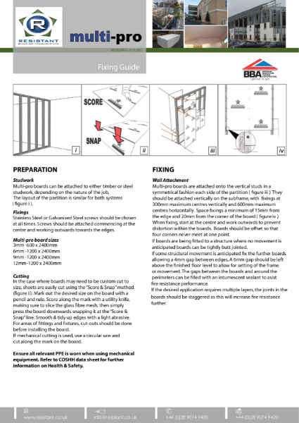 Multi-Pro Fixing Guide