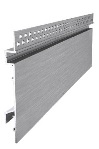INVI Alubase Shadowline - Aluminium Skirting Board