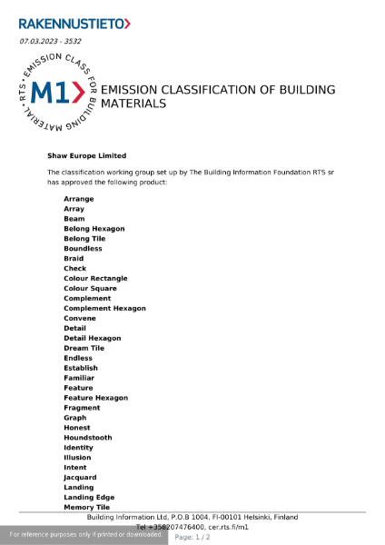 M1 emission classification