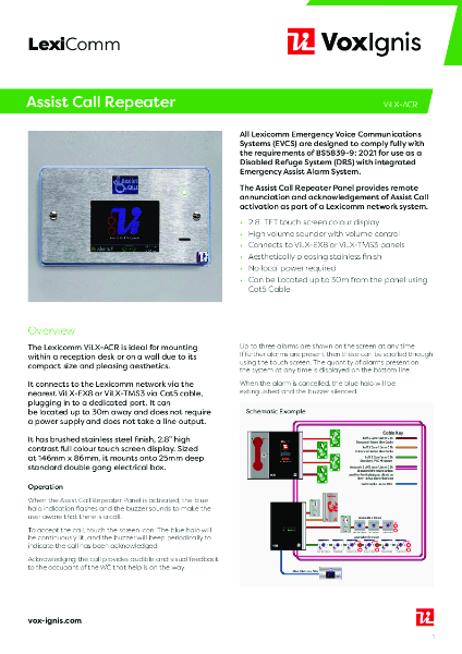 ViLX-ACR Datasheet