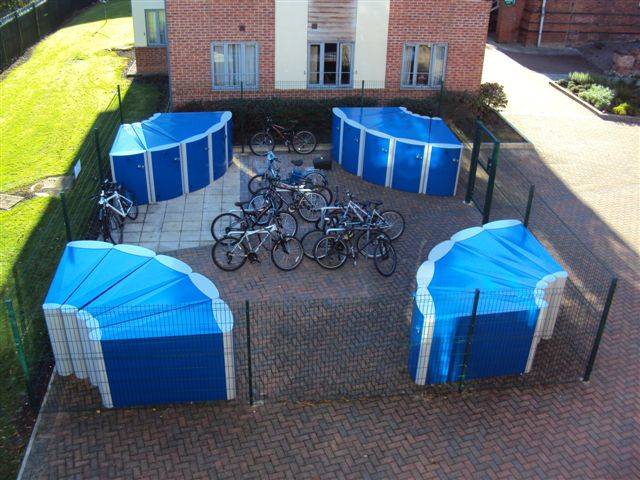 Velo-Safe lockers at Loughborough College