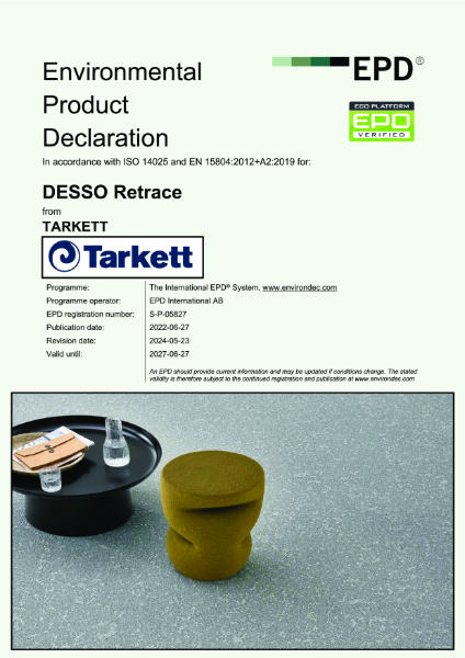 EPD - DESSO Retrace