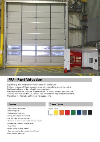 High Speed Fold up door