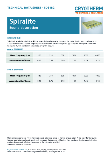 Cryotherm-Data-Sheet-15-Spiralite-TDS182