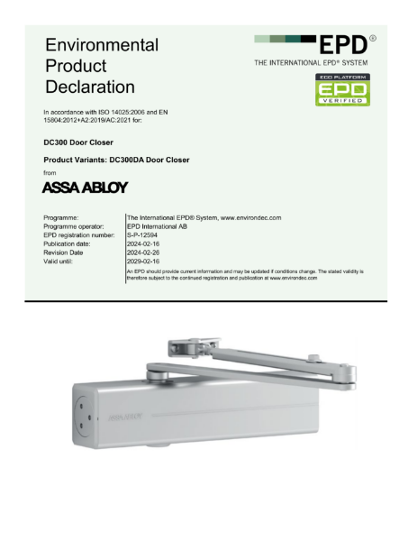 Environmental Product Declaration - DC300