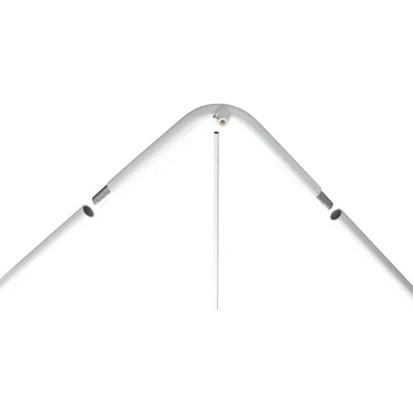 Twyford Avalon Shower Curtain Rail, L-Shaped