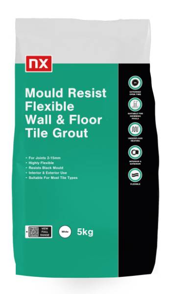 Palace NX Mould Resist Flexible Wall & Floor Tile Grout