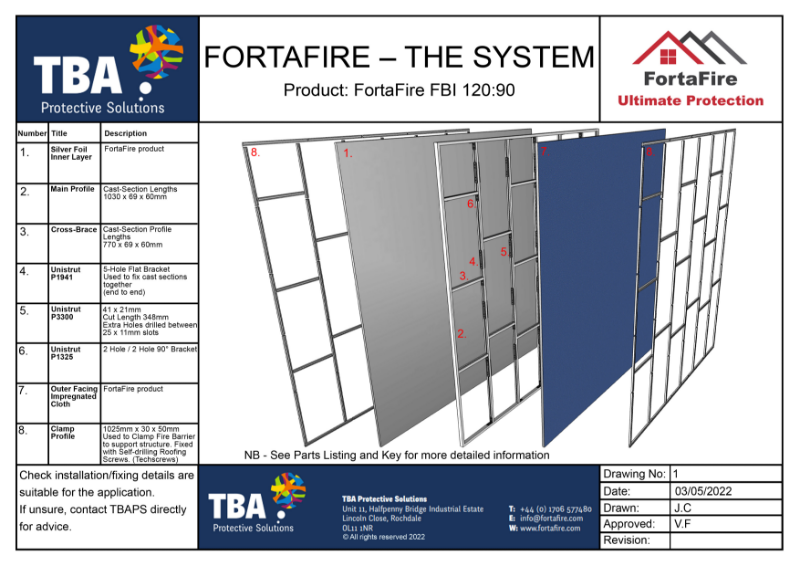 FortaFire Drwg 1 The System