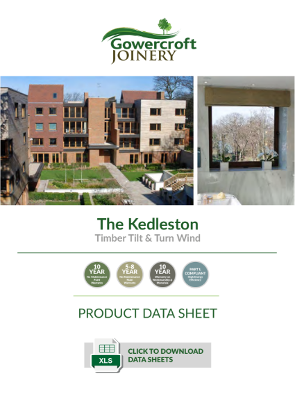 Kedleston Timber Tilt & Turn Window Data Sheet