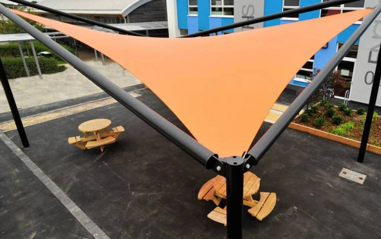 Cairns Perimeter Beam Shade Sail - Fabric shade sail canopy | Broxap ...