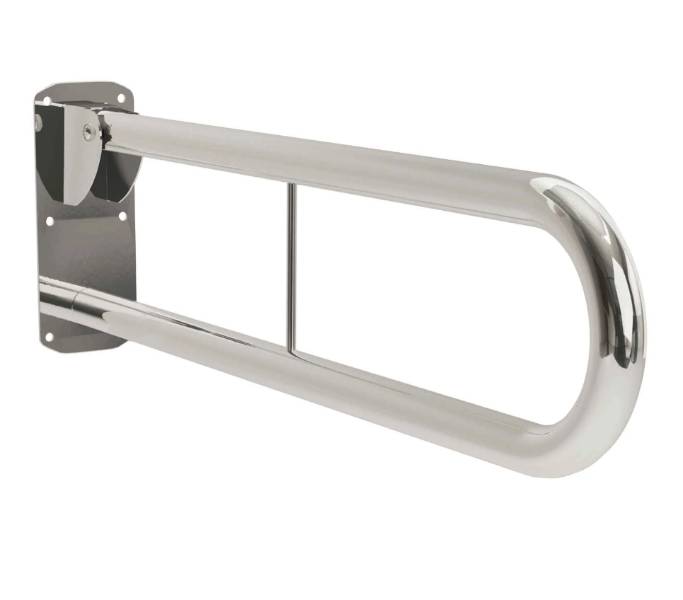 BC5084-06 Dolphin Stainless Steel Hinged Rail with Friction Mechanism