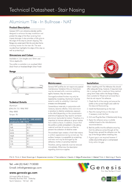 NAT Datasheet