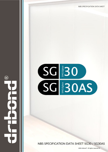 Dribond SG30 & SG30AS NBS Datasheet