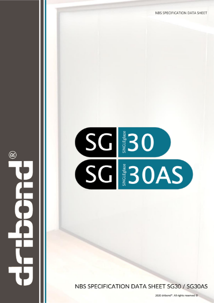 Dribond SG30 & SG30AS NBS Datasheet 1