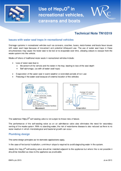 TN 10319 - Recreational vehicles