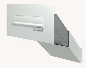 2000 - SBD Compliant, Small Telescopic Sloping Through-Wall Mailbox