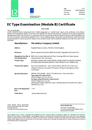 QA Certificate