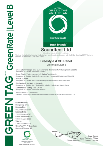 Independent sustainability assessment