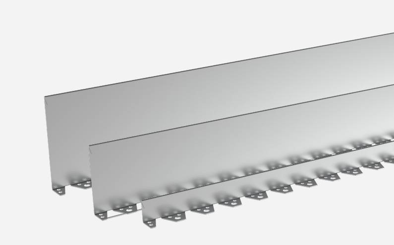 Orah Aluminium Landscape Edging (Roof terrace/Ground floor/Podium) - Aluminium Landscape Edging