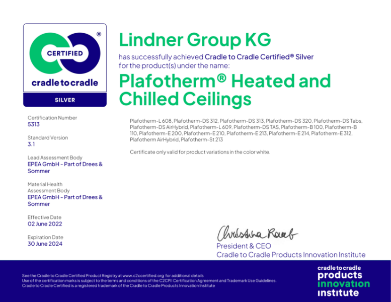 Plafotherm Heated and Chilled Ceilings