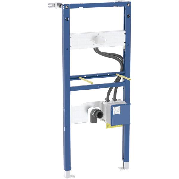 Geberit Duofix element for washbasin, 130 cm, electronic wall-mounted tap with concealed function box: 50 x 130 x 7.2 cm - Pre-Plumbed Installation Frame