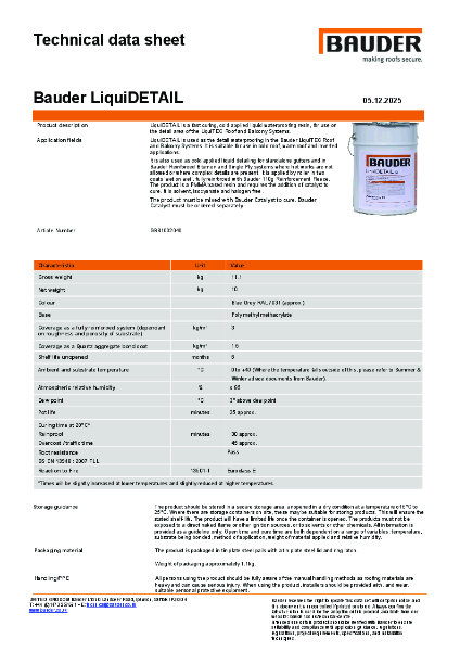 Bauder LiquiDETAIL