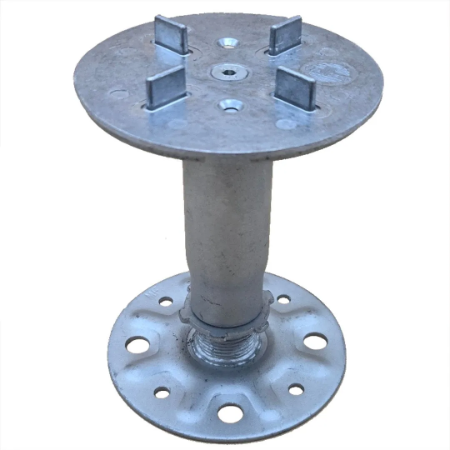 Adjustable Pedestal for Paving or Decking - MetalPad EX - Decking and paving pedestal
