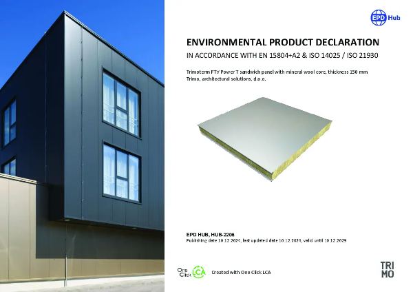 EPD Trimoterm Power T FTV 150 - production SLO