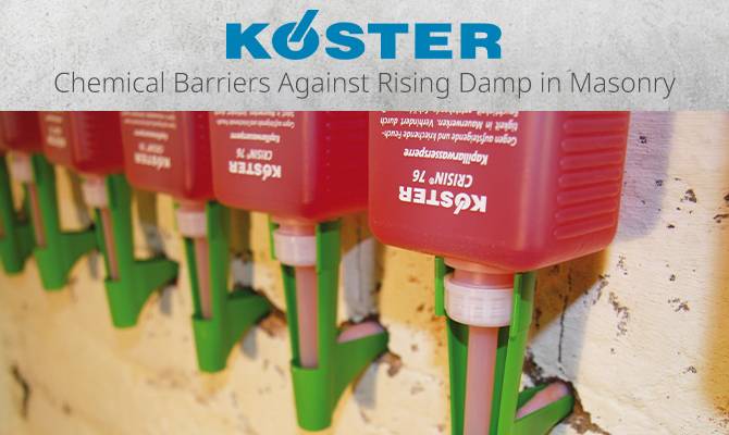 Chemical Barriers Against Rising Damp in Masonry