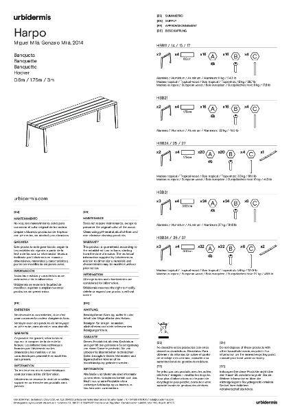 Harpo Banquette Assembly instructions