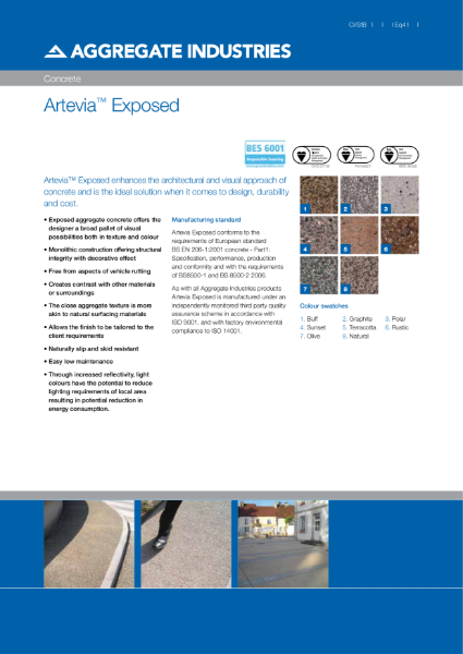 Artevia® Exposed concrete