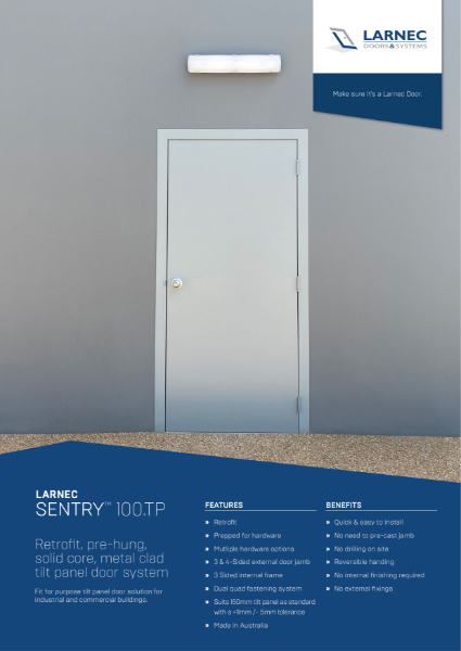 Sentry 100 TP - F-B Product Data Sheet