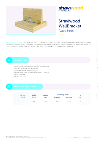 Datasheet - Straviwood WallBracket (EU)