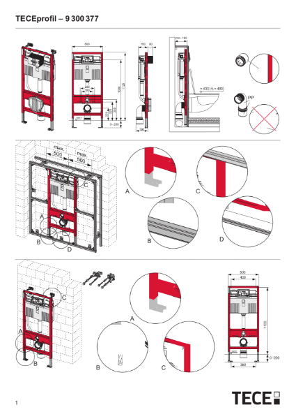 TECEdesign H1120 Installation Guide