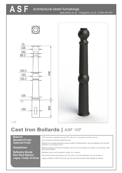 ASF 107 Bollard