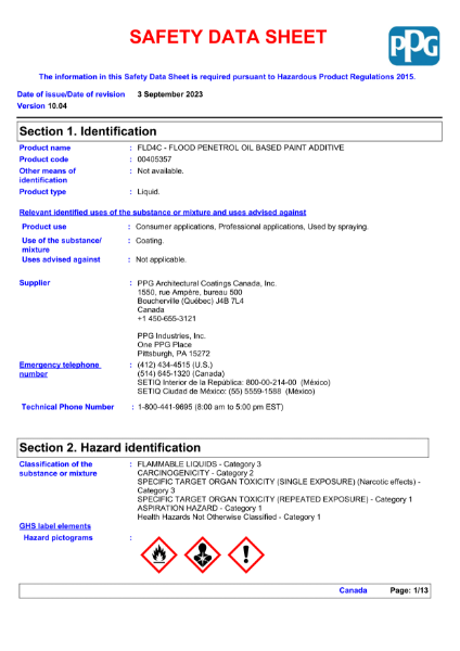 FLD4C - Flood PENETROL Oil Based Paint Additive