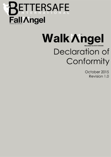 Walk Angel Declaration of Conformity