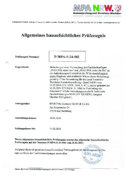Reaction to Fire Classification