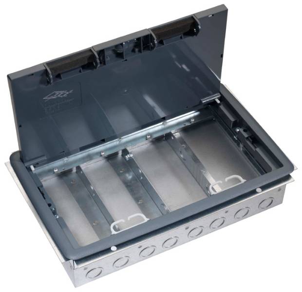 Screed and Screwfix Floor Box - 99 Series 3 or 4 Compartment