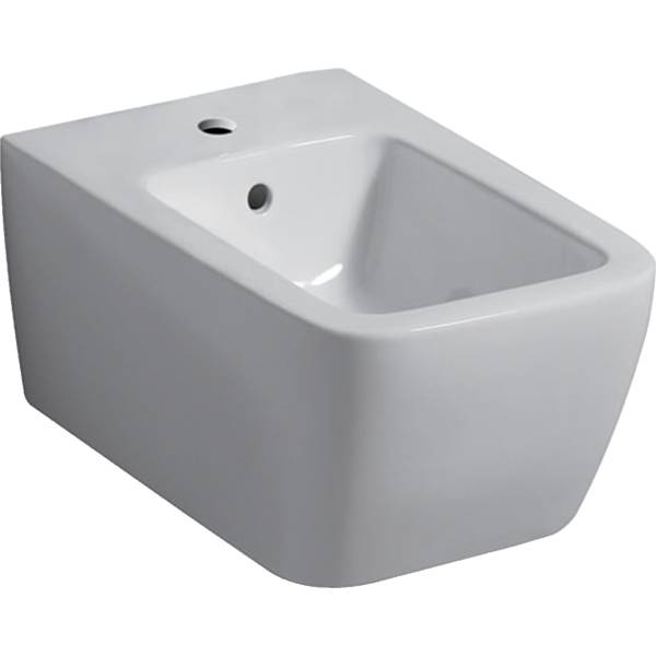 iCon Square wall-hung bidet, shrouded