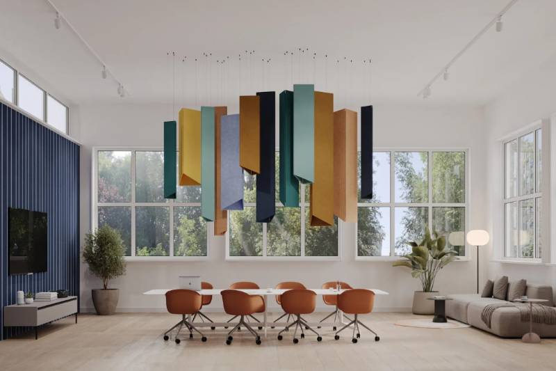 3D Ceiling Clouds - Acoustic Baffles